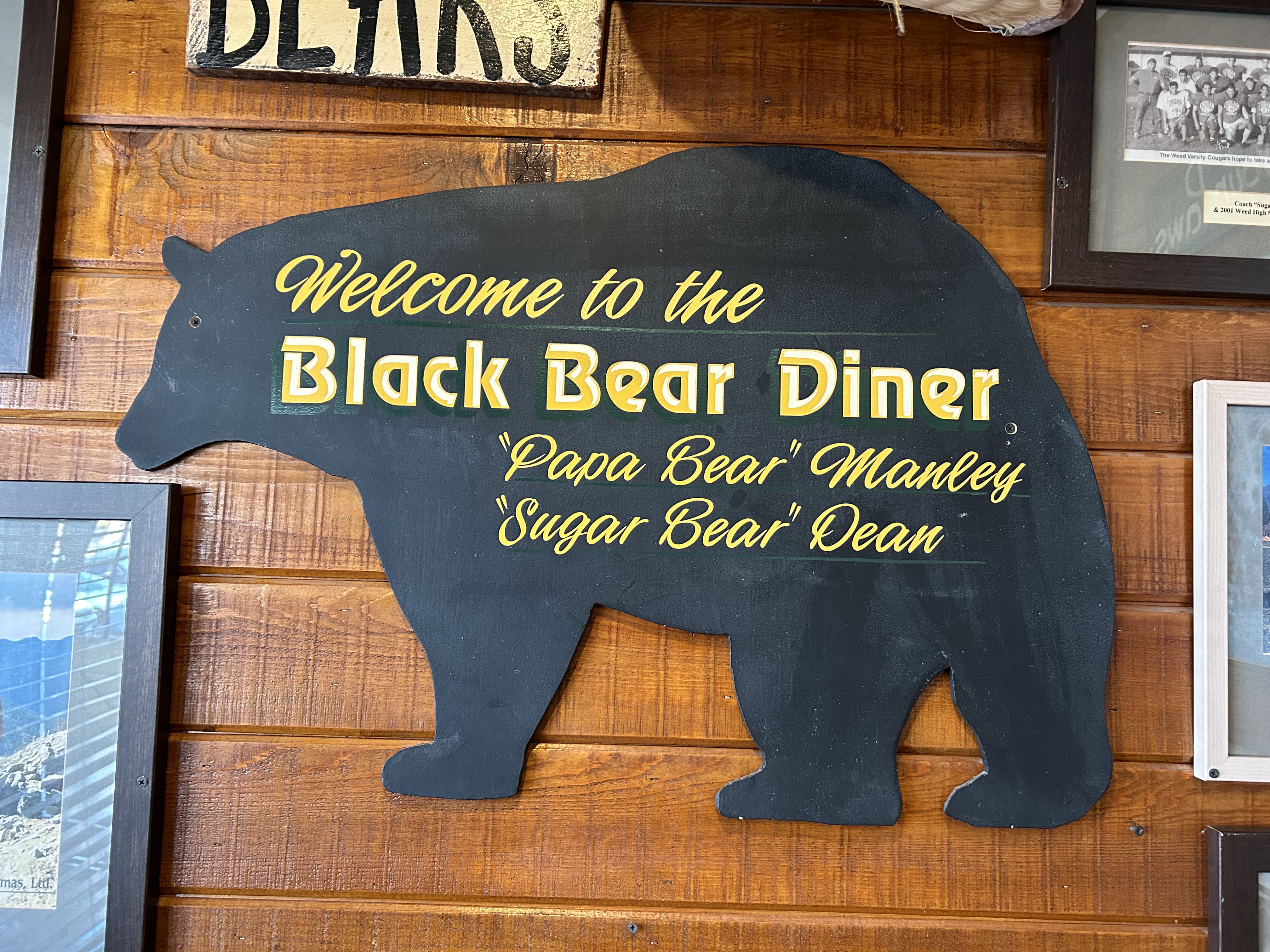 Black Bear Diner sign