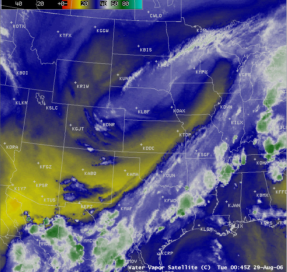 Water Vapor satellite